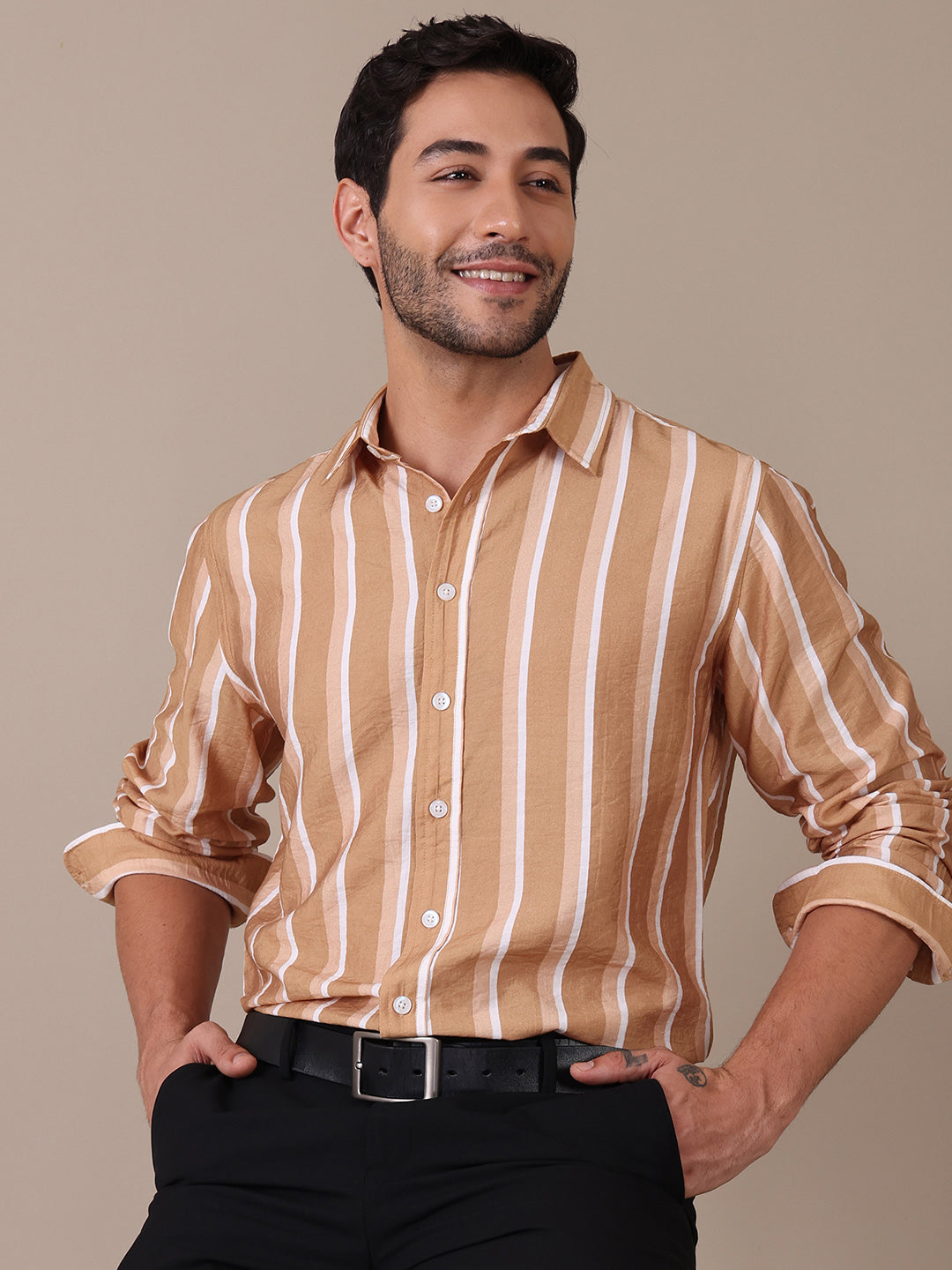 Striped Formal Shirt For Men