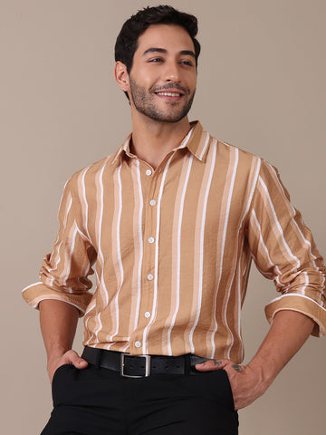 Striped Formal Shirt For Men
