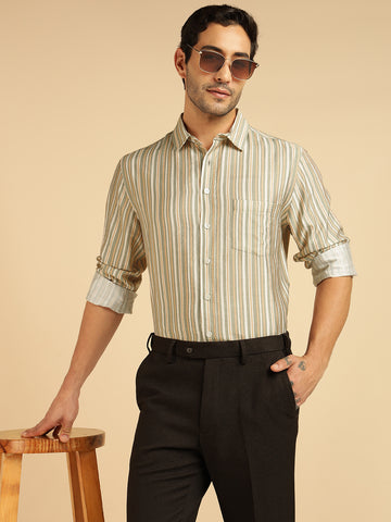 Striped Men Formal Shirt