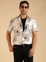 Multicolor Floral Men Casual Shirt