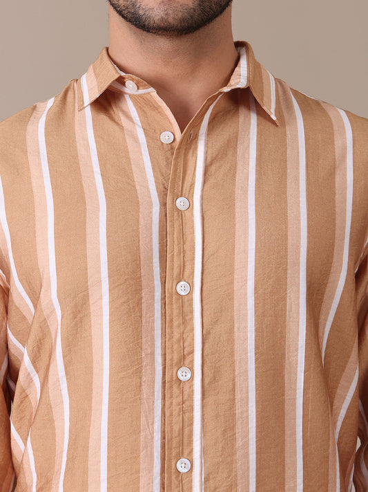 Striped Formal Shirt For Men