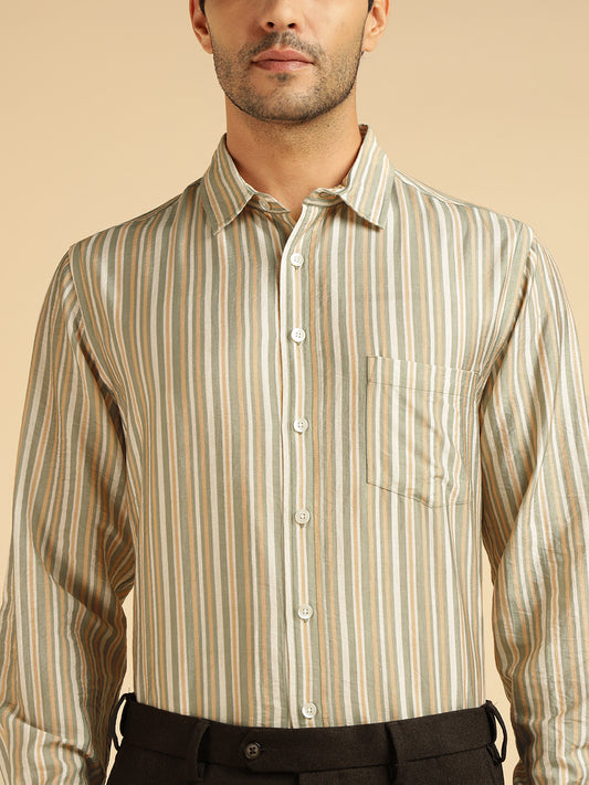 Striped Men Formal Shirt